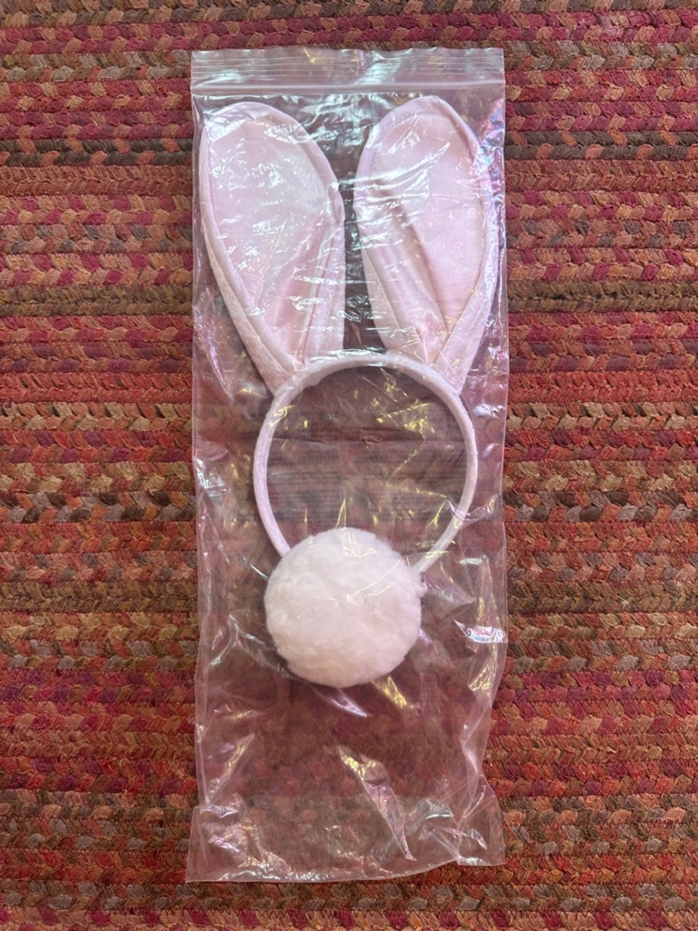 NEW BUNNY COSTUME HEADBAND & TAIL